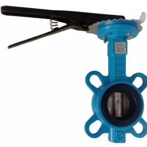 VÁLVULA BORBOLETA DISCO INOX COM ALAVANCA