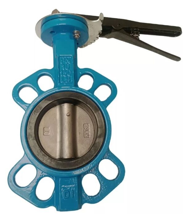 VÁLVULA BORBOLETA FF DISCO INOX COM ALAVANCA