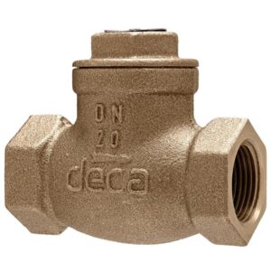 VÁLVULA DE RETENÇÃO HORIZONTAL BRONZE PISTÃO - FIG 041