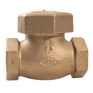 VÁLVULA DE RETENÇÃO HORIZONTAL BRONZE PISTÃO - FIG 046
